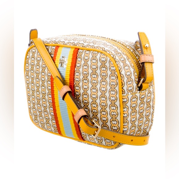 Tory Burch Canvas Printed Crossbody Bag - Picture 3 of 5